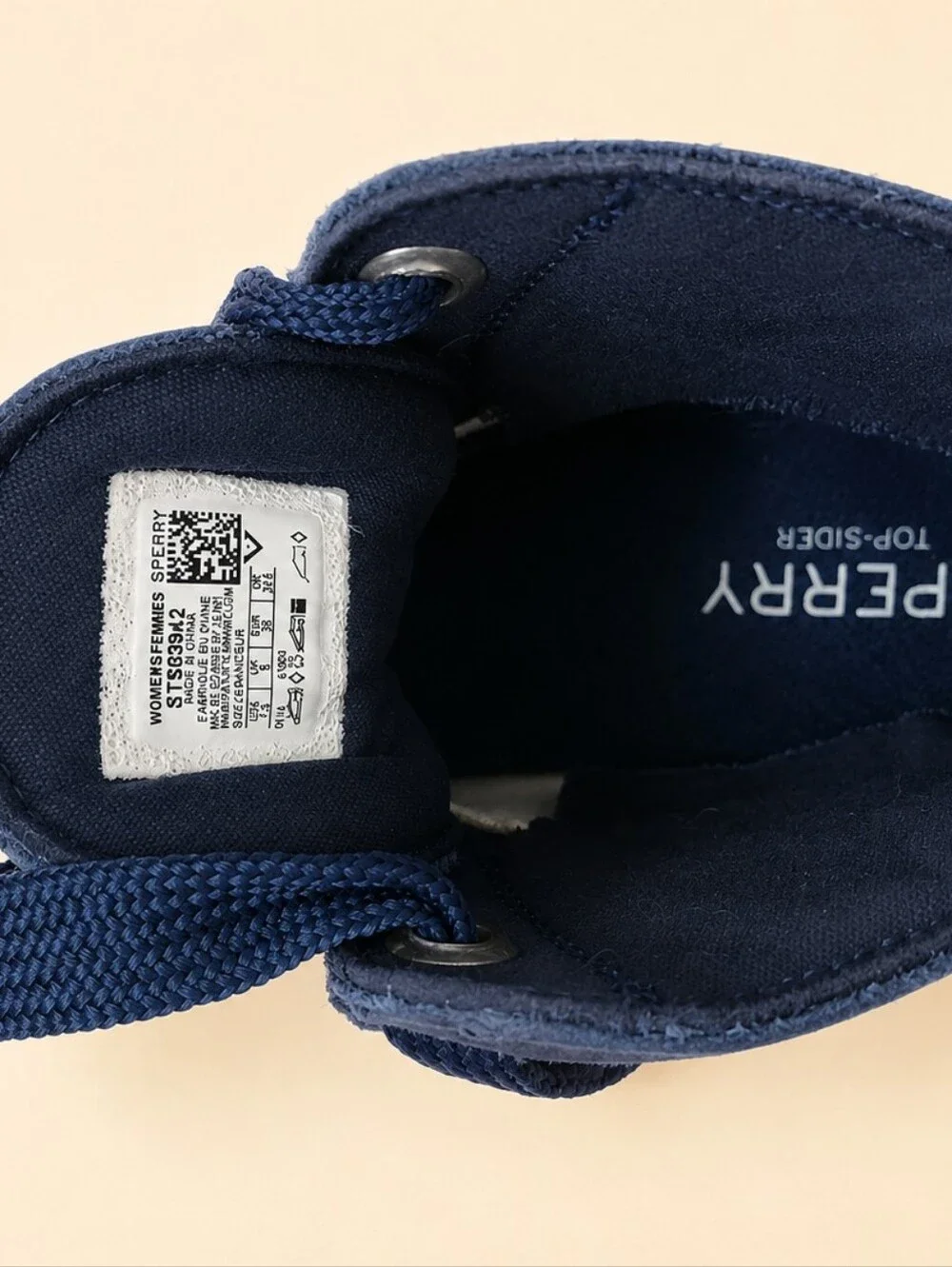 Sperry Top Sider Duck Rain Boots Irridescent Blue 7.5